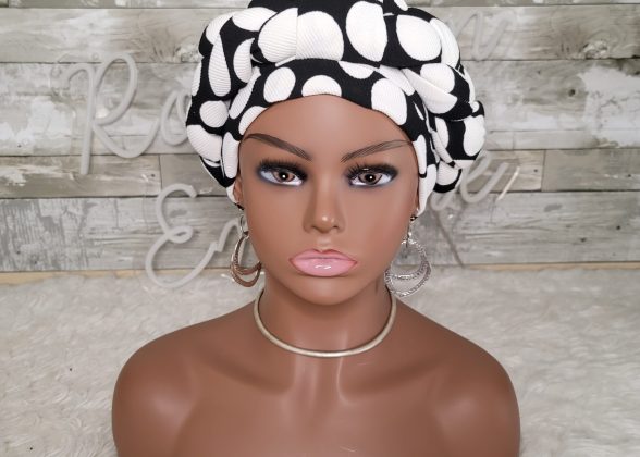 2 Piece Turban Cap