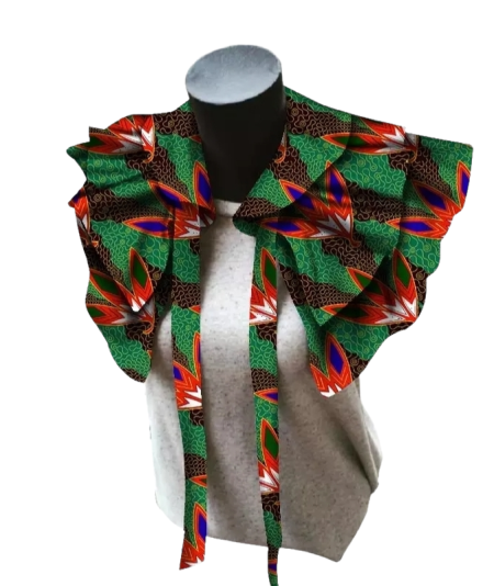 Fabric African Necklaces Women Shawl
