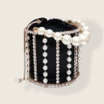 Women Luxury Handmade Diamond Beaded Bucket Purses