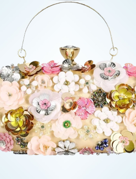 Colorful Floral Clutch Evening Bags