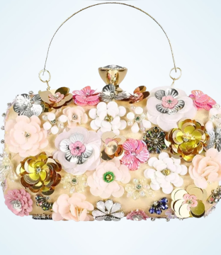 Colorful Floral Clutch Evening Bags
