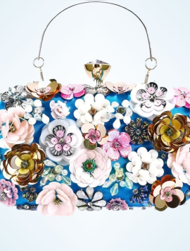 Colorful Floral Clutch Evening Bags