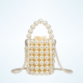 Luxury Pearl Bucket Bag