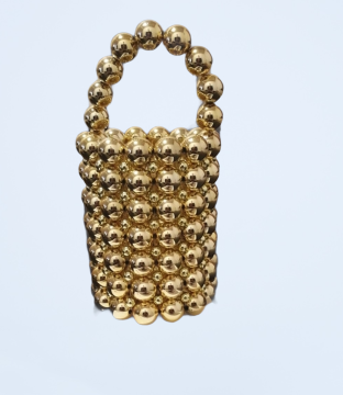 Luxury Pearl Bucket Bag