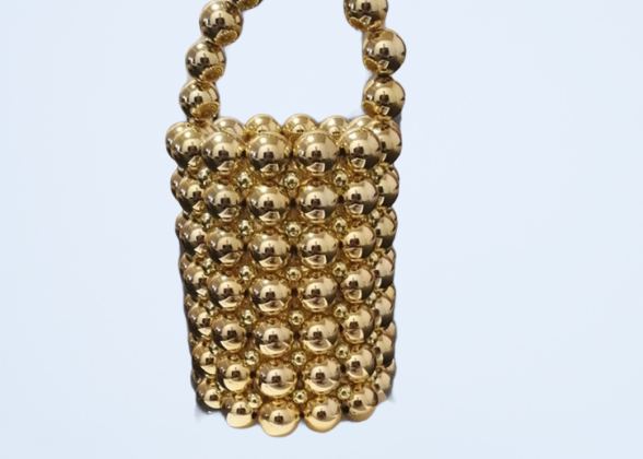 Luxury Pearl Bucket Bag