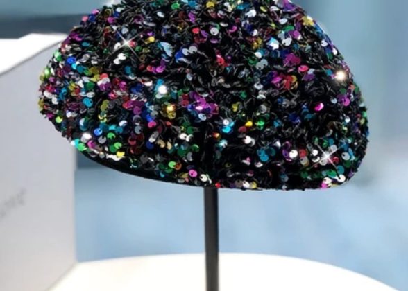 Sequin Beret