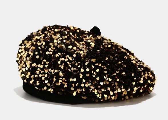 Sequin Beret