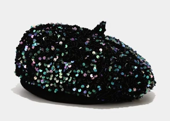 Sequin Beret