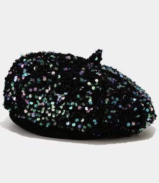 Sequin Beret