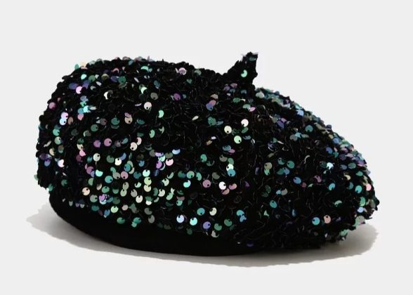 Sequin Beret