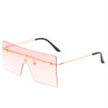 Oversized Rimless Fashion Sunglasses